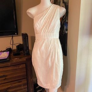 Shoshanna white Grecian dress